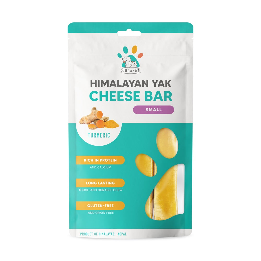 Sing-A-Paw Himalayan Yak Cheese Bar Turmeric Dog Chew 2Pcs - Kohepets