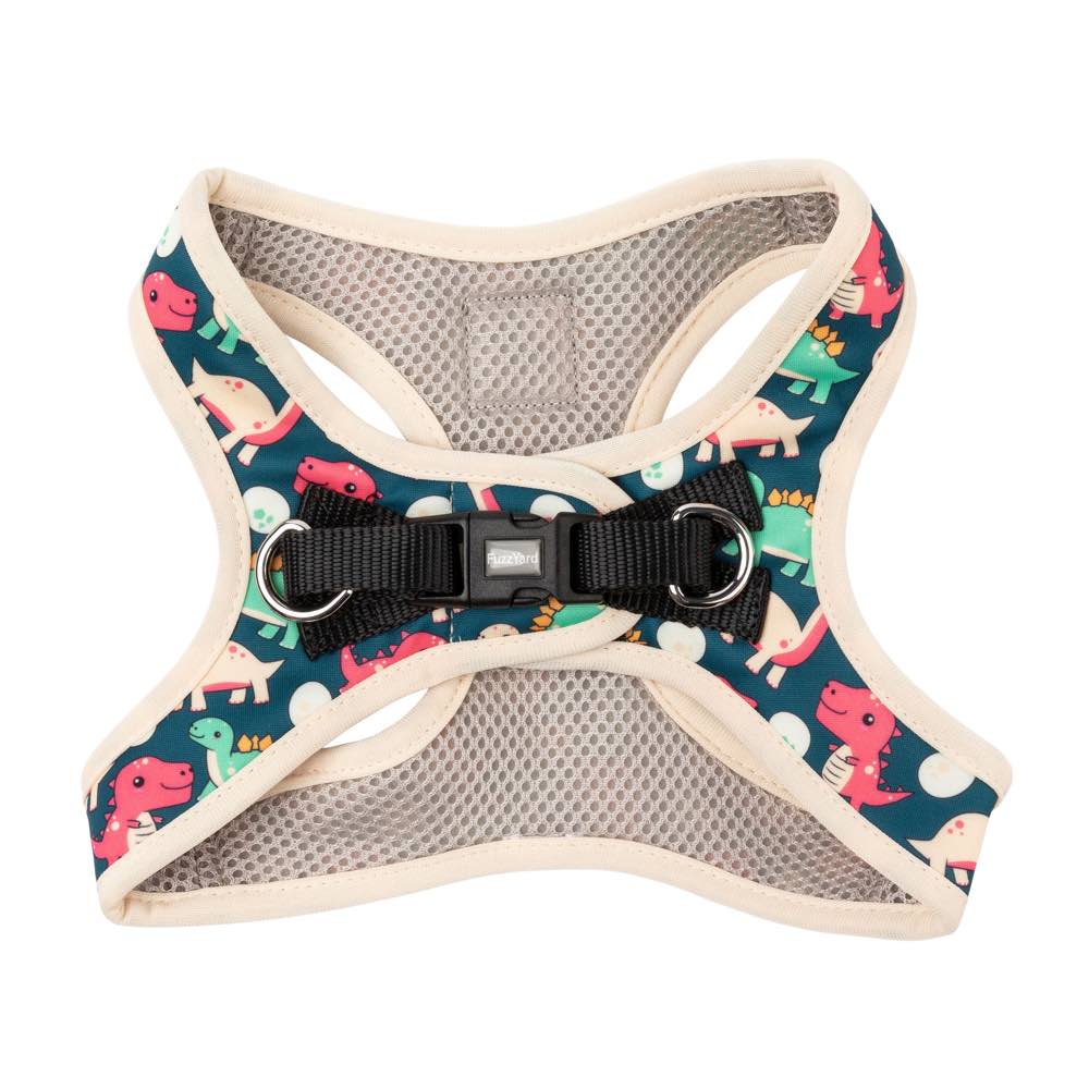 FuzzYard Step-In Dog Harness (Dinosaur Land)